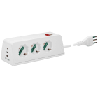 VIMAR SPA - VIW00608.CC.B PRESA SCRIVANIA 3UNIV.+3USB+S11+CBE B.