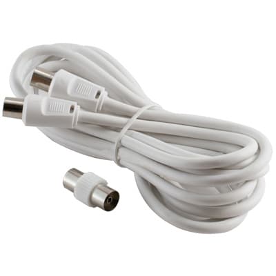 MASTER SRL - MST00673B PROL.TV MT.3 CA. M-M BIANCO + ADATT.F-F