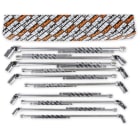 BM SPA - BMM009520080 Serie di 10 chiavi a T con bussola esagonale snodata (art. 952)