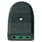 VIMAR SPA - VIW01023 PRESA 2P+T 10A P11 ASSIALE NERO