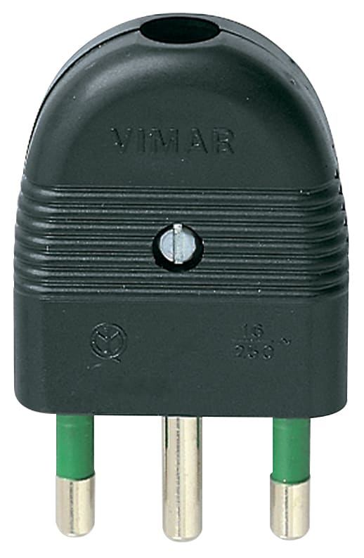 VIMAR SPA - VIW01026 SPINA 2P+T 16A ASSIALE NERO