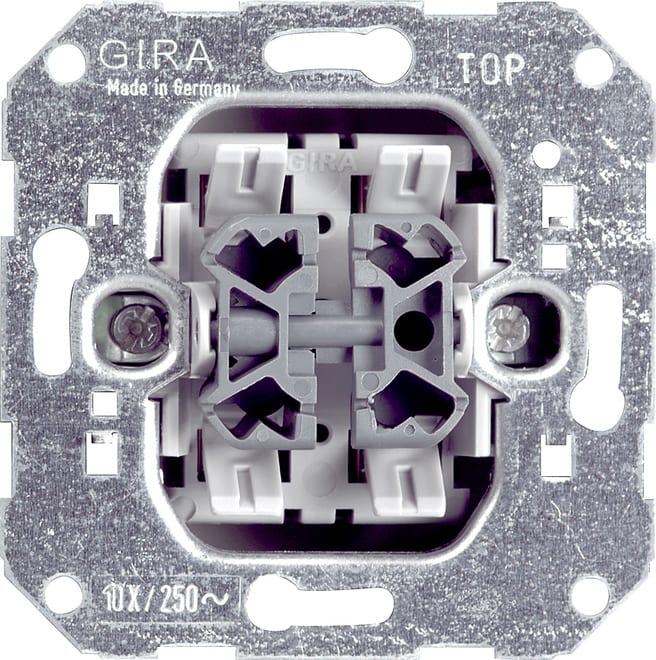 GIRA - GIR010800 Wippschalter Wechselsch. 2f Einsatz