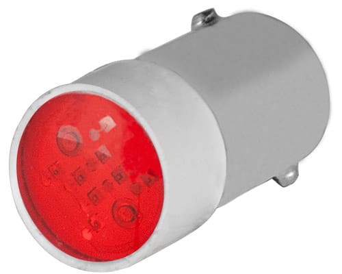 NEW ELFIN SRL - NEW010BA9SLR48 LAMPADINA LED ROSSA 48V AC DC