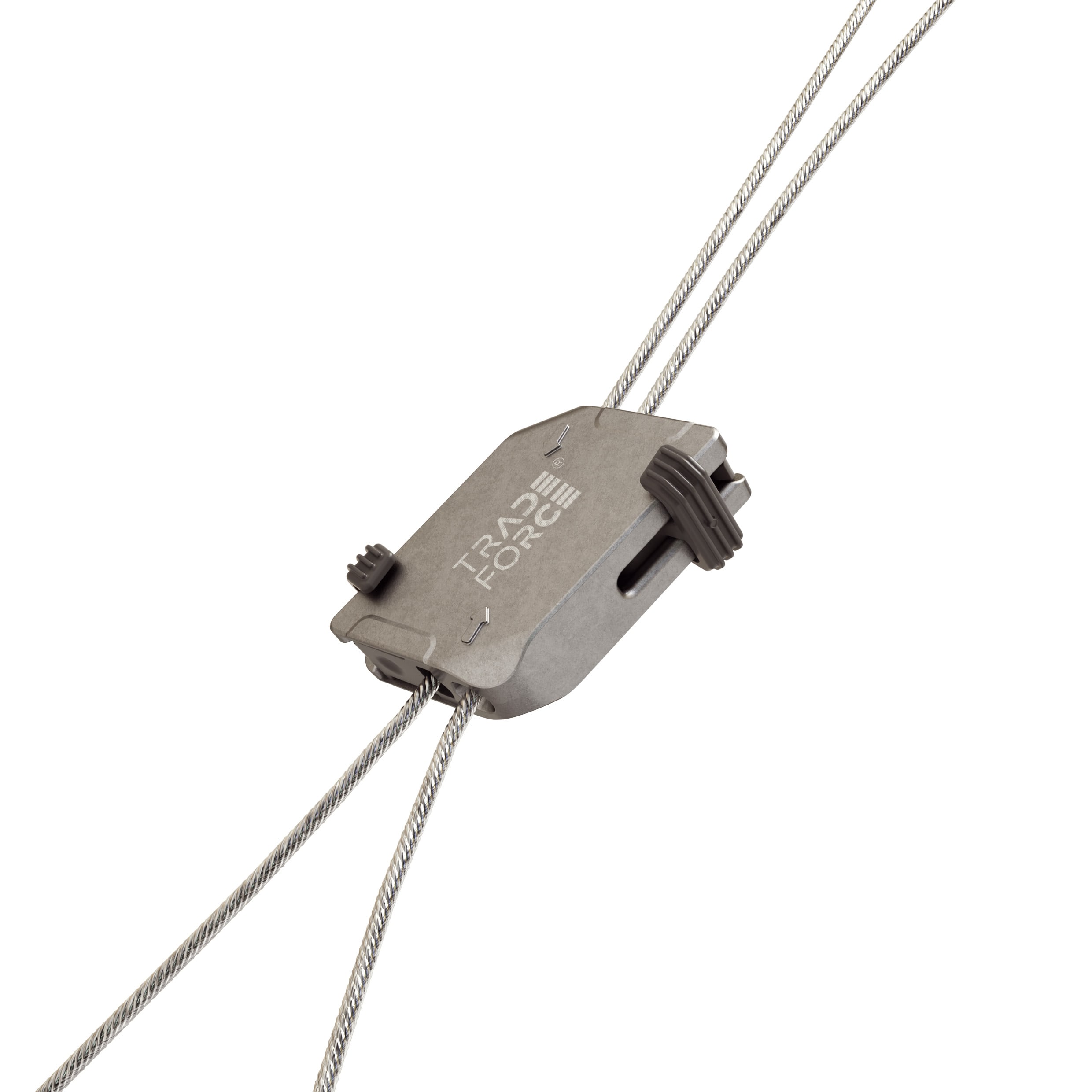 TRADEFORCE - TDM0115900008 Kit 5pz fiss. sosp. funi metal 3m*D2,5mm