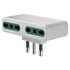 VIMAR SPA - VIW01165.B ADATTATORE MULT. S17+4P17/11 BIANCO