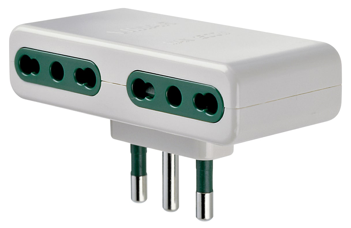VIMAR SPA - VIW01165.B ADATTATORE MULT. S17+4P17/11 BIANCO