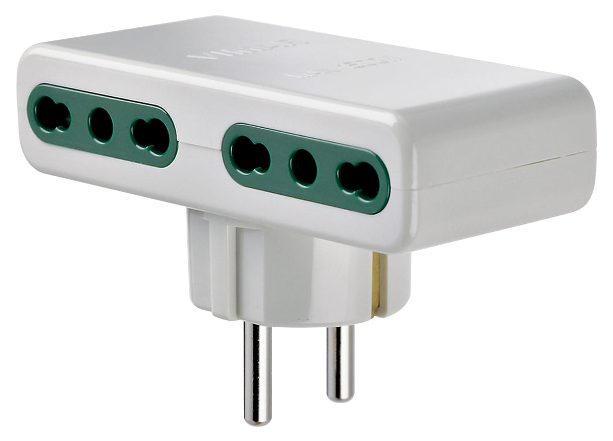 VIMAR SPA - VIW01166.B ADATTATORE MULT. S31+4P17/11 BIANCO