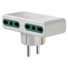 VIMAR SPA - VIW01166.B ADATTATORE MULT. S31+4P17/11 BIANCO