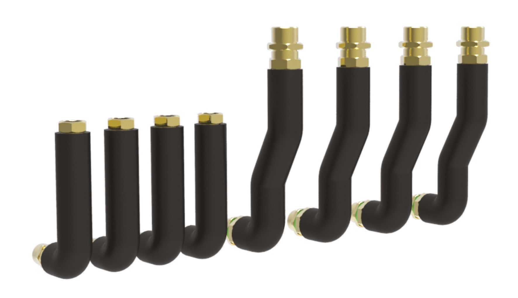 LAMBORGHINI - FERROL - LAM012066W0 KIT PIPES REAR SIDE OMNIA IN