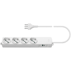 VIMAR SPA - VIW01296.2USB.CC.B PRESA MULTIPLA 4 UNIV.+USBA+USBC BIANCO