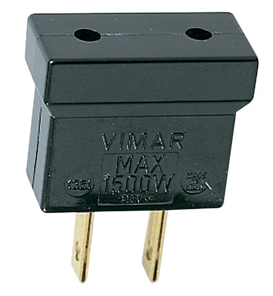 VIMAR SPA - VIW01351 Adattatore 2P USA - P10 nero