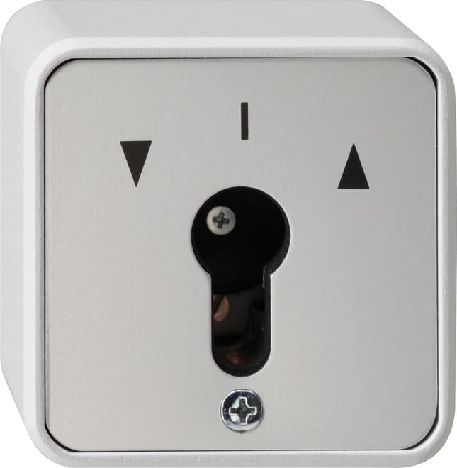 GIRA - GIR014430 Schlusselschalter 2-p WG AP Grau