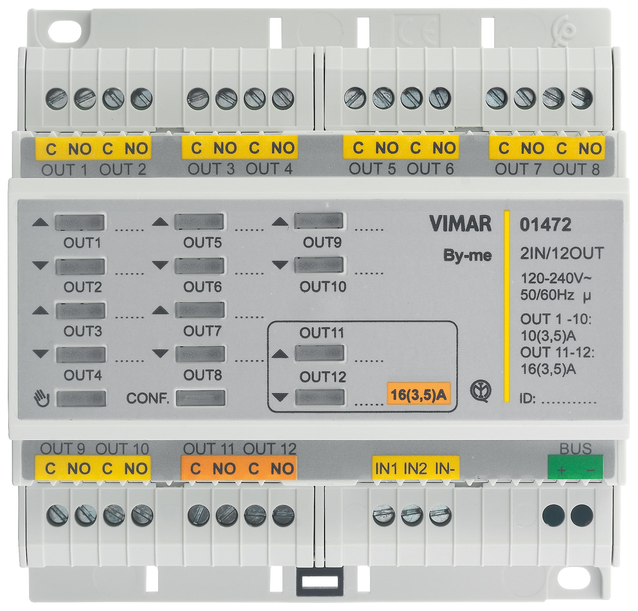 VIMAR SPA - VIW01472 Attuatore 12 OUT By-me 6M DIN