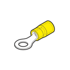 CEMBRE SPA - CEMGP-M7 CAPOCORDA AD OCCHIELLO, PREISOLATO IN POLICARBONATO, GIALLO, PER CONDUTTORI IN RAME, HALOGEN FREE, VITE 7mm SEZIONE 4-6 mmq