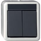 GIRA - GIR015530 Wipptaster Serientaster WG AP Grau