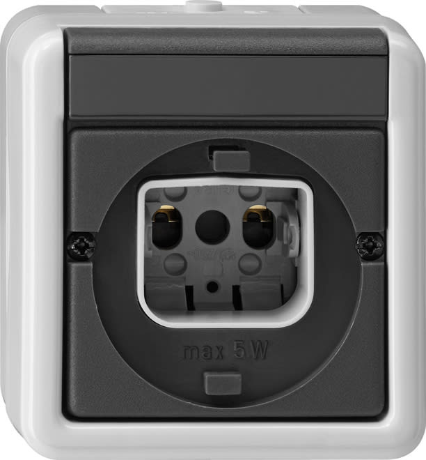 GIRA - GIR016130 Lichtsignal Bajonett WG AP Grau