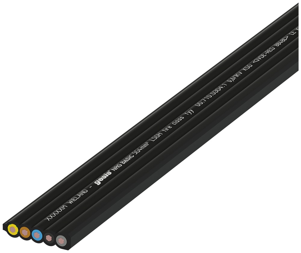 WIELAND ELECTRIC SRL - WIE00.770.0304.1 FLAT CABLE MM HF SCHWARZ TYP B2