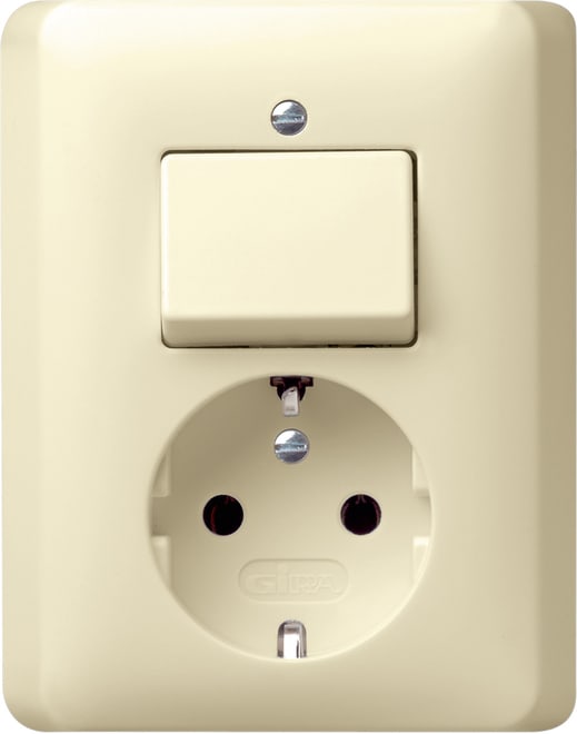 GIRA - GGI017601 COMBI DEVUN/SCHUKO P.CPL.