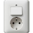 GIRA - GGI017603 COMBI DEVUN/SCHUKO P.CPL.