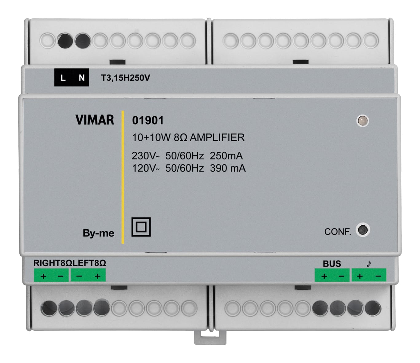 VIMAR SPA - VIW01901 AMPLIFICATORE STEREO 2USCITE 8OHM 10+10W