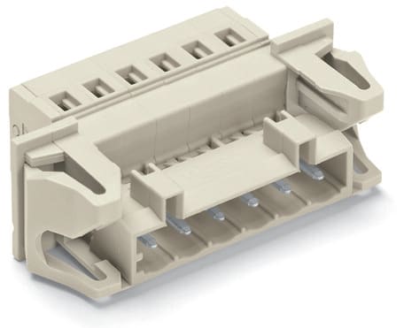WAGO ITALIA SRL - WAG721-606/114-000 CONN M 2,5MMQ 5MM 6P NO INVERS FLANGIA