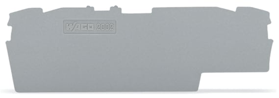 WAGO ITALIA SRL - WAG2002-1891 PIASTRA TERMINALE E INTERMEDIA SPESSA 1