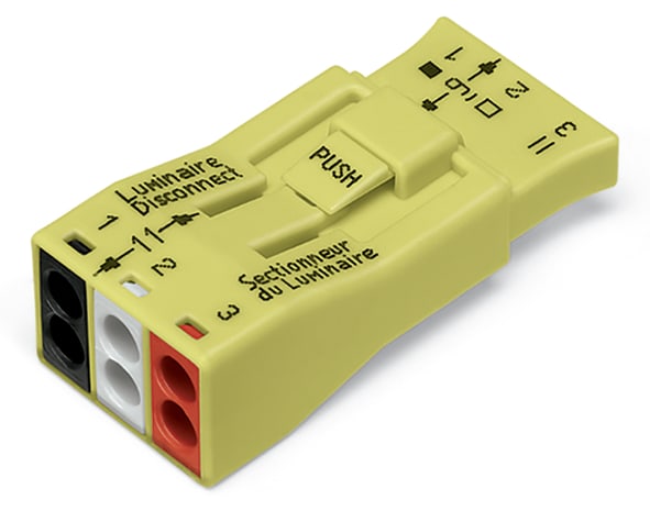 WAGO ITALIA SRL - WAG873-903 CONN DISCONNES ILLUMINOTECNICA 3P GIALLO