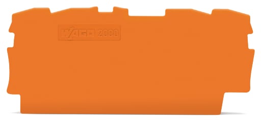 WAGO ITALIA SRL - WAG2000-1492 PIASTRA TERMINALE E INTERMEDIA SPESSA 0,