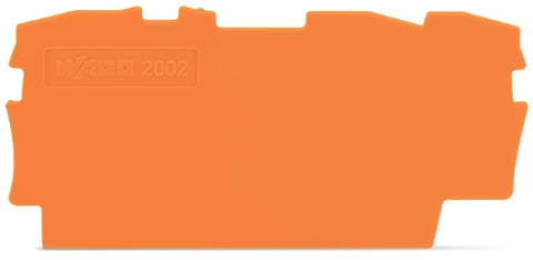 WAGO ITALIA SRL - WAG2002-1392 PIASTRA TERMINALE E INTERMEDIA SPESSA 0,