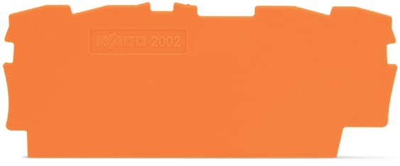 WAGO ITALIA SRL - WAG2002-1492 PIASTRA TERMINALE INTERMEDIA SPESSORE 0,