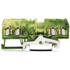 WAGO ITALIA SRL - WAG280-837 MORSETTO DI TERRA PER 4 CONDUTTORI VERDE