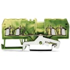 WAGO ITALIA SRL - WAG280-837 MORSETTO DI TERRA PER 4 CONDUTTORI VERDE