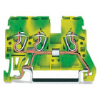 WAGO ITALIA SRL - WAG870-687 MORSETTO DI TERRA PER 3 CONDUTTORI VERDE