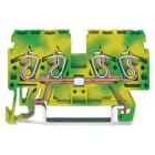 WAGO ITALIA SRL - WAG870-837 MORSETTO DI TERRA PER 4 CONDUTTORI VERDE