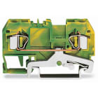 WAGO ITALIA SRL - WAG281-907 MORSETTO DI TERRA PER 2 CONDUTTORI VERDE