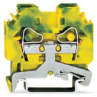 WAGO ITALIA SRL - WAG282-107 MORSETTO DI TERRA PER 2 CONDUTTORI VERDE