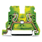 WAGO ITALIA SRL - WAG870-907 MORSETTO DI TERRA PER 2 CONDUTTORI VERDE