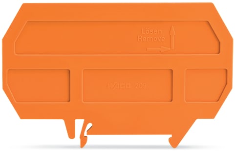 WAGO ITALIA SRL - WAG209-190 SEPARATORE EX E/EX I 3MM LARG 90MM ARANC