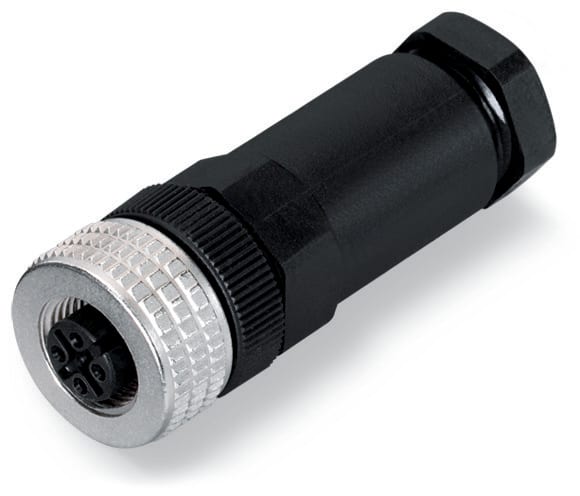 WAGO ITALIA SRL - WAG756-9211/040-000 CONN 4P PRESA M12 ASS VITE