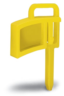 WAGO ITALIA SRL - WAG282-370 BLOCCO PER ELEMENTO SEZIONATORE, GIALLO