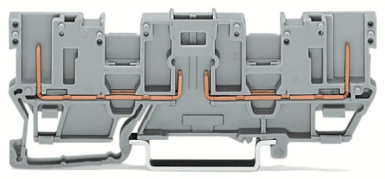 WAGO ITALIA SRL - WAG769-161 MORSETTO DI BASE PER 2 PIN GRIGIO