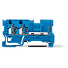 WAGO ITALIA SRL - WAG769-251/000-006 MOR. BASE 2 CONDUTTORI/1 PIN 4 MM², BLU