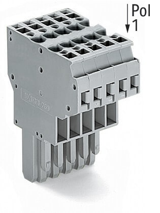 WAGO ITALIA SRL - WAG769-135 CONN F 2 CONDUTTORI 4MMQ 5MM 15P GRIGIO