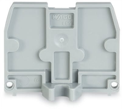 WAGO ITALIA SRL - WAG869-395 PIASTRA TERMINALE CON FLANGIA DI FISSAGG