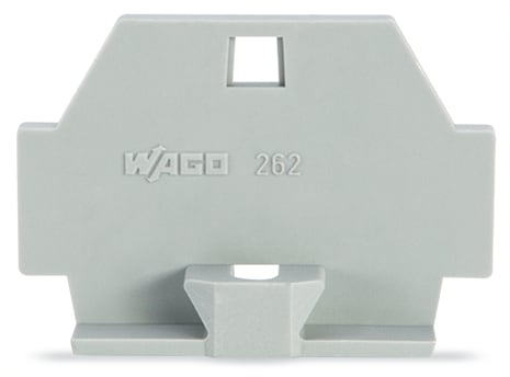 WAGO ITALIA SRL - WAG262-361 PIASTRA TERMINALE FLANGIA FISSAGGIO GRIG