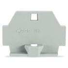 WAGO ITALIA SRL - WAG262-361 PIASTRA TERMINALE FLANGIA FISSAGGIO GRIG