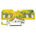 WAGO ITALIA SRL - WAG280-677 MORSETTO DI TERRA PER 4 CONDUTTORI VERDE