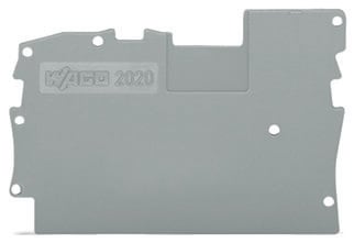 WAGO ITALIA SRL - WAG2020-1291 PIASTRA TERMINALE E INTERMEDIA SPESSA 1