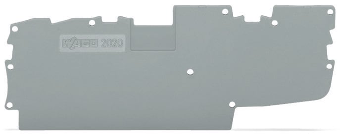 WAGO ITALIA SRL - WAG2020-1491 PIASTRA TERMINALE E INTERMEDIA SPESSA 1