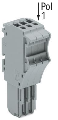 WAGO ITALIA SRL - WAG2020-104 CONNETTORE FEMMINA PER 1 CONDUTTORE PUSH